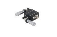 Manual Dual-axis Super Thin Linear Positioning Stage Picture size 40 mm * 40 mm