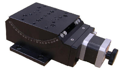Motorized Goniometer Stage, Range of Travel:+/- 45 degrees