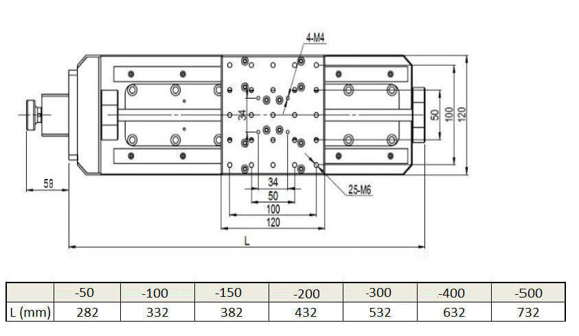 Stepper Motor Driven Single-axis Vertical Stage, Travel: 500 mm