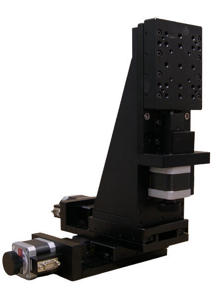 Stepper Motor Driven Three-axis XYZ Stage, Travel  : 50 mm