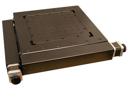 Solid Core Motorized  Dual-axis Table, Range of Travel: 100 mm x 100 mm