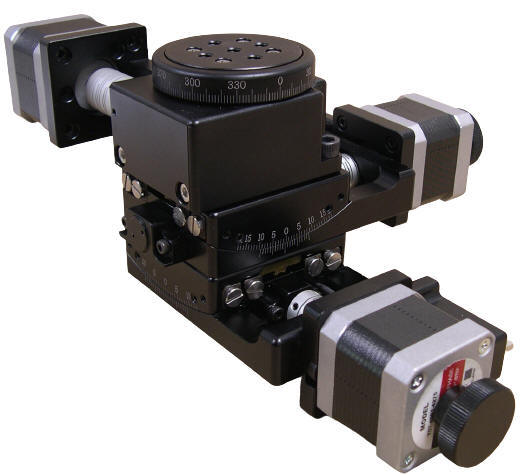 Motorized Yaw, Pitch and Roll Stage , Table Diameter: 60 mm