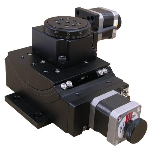 Motorized Pitch and Yaw Stage, Table Diameter: 60 mm
