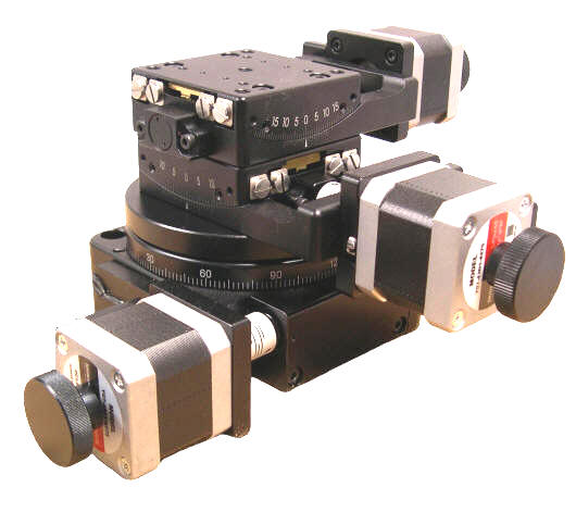 Three-axis Yaw, Pitch and Roll Stage